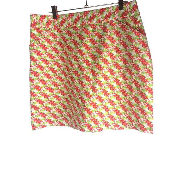 Peter Millar Golf Skirt Skort Womens 10‎ Multicolor Floral Pockets Athleisure - Picture 1 of 7